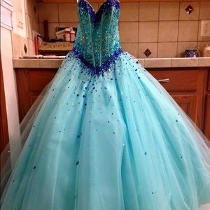 Junior Mori Lee Cotton Candy Prom Dress